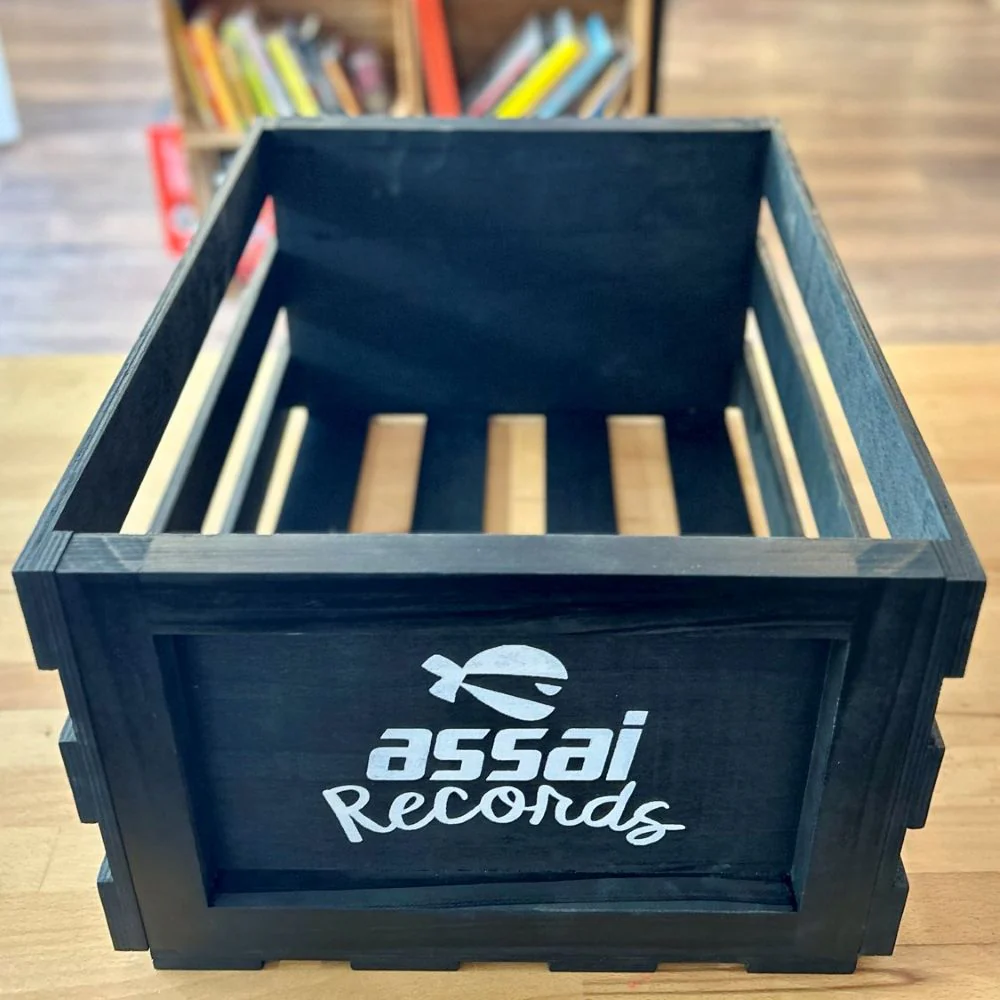 Assai Vinyl Record Storage Crate Black 2025 - Image 3